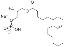 1-Oleoyl-sn-glycero-3-lysophosphatidic acid sodium salt Structure,22556-62-3Structure