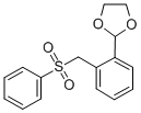 2-(1,3-Dioxolan-2-yl)benzyl phenyl sulfone Structure,226089-80-1Structure