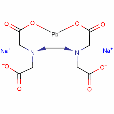 Ethylenediaminetetraacetic acid disodium lead salt Structure,22904-40-1Structure