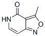 (9ci)-3-甲基-异噁唑并[4,3-c]吡啶-4(5h)-酮结构式_229308-51-4结构式