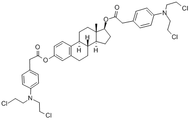 Estradiol bis[4-[bis(2-chloroethyl)amino]benzeneacetate] Structure,22966-79-6Structure