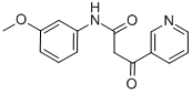 N-(3-methoxyphenyl)-3-oxo-3-pyridin-3-ylpropanamide Structure,23059-22-5Structure