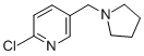 2-Chloro-5-(1-pyrrolidinylmethyl)pyridine Structure,230617-66-0Structure