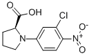 N-(3-chloro-4-nitrophenyl)-l-proline Structure,230642-98-5Structure