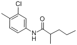 N-(3-Chloro-4-methylphenyl)-2-methyl-pentanamide Structure,2307-68-8Structure