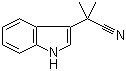 1H-Indole-3-acetonitrile, α,α-dimethyl- Structure,23078-29-7Structure