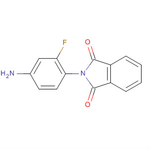 2-(2-Fluoro-4-nitro-phenyl)-isoindole-1,3-dione Structure,23182-55-0Structure