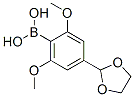 4-(1,3-Dioxolan-2-yl)-2,6-dimethoxyphenylboronic acid Structure,232275-38-6Structure