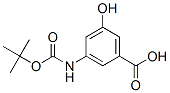 3-[(Tert-butoxycarbonyl)amino]-5-hydroxybenzoic acid Structure,232595-59-4Structure