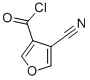 3-Furancarbonyl chloride, 4-cyano-(9ci) Structure,23268-23-7Structure