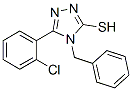 4-苄基-5-(2-氯苯基)-4H-[1,2,4]噻唑-3-硫醇结构式_23282-94-2结构式