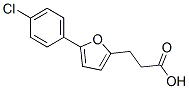 3-[5-(4-氯苯基)-2-呋喃]-丙酸结构式_23589-02-8结构式