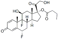 6a,9-Difluoro-11b,17,21-trihydroxypregna-1,4-diene-3,20-dione 17-butyrate Structure,23640-96-2Structure