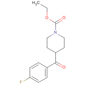 Ethyl 4-(4-fluorobenzoyl)-1-piperidinecarboxylate Structure,23656-28-2Structure