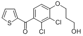 [2,3-二氯-4-(3-羟基丙氧基)苯基]-2-噻吩甲酮结构式_236735-89-0结构式