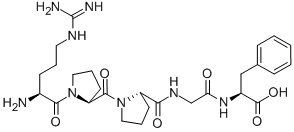 H-arg-pro-pro-gly-phe-oh trifluoroacetate salt Structure,23815-89-6Structure