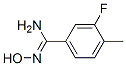 3-Fluoro-4-methylbenzamide oxime Structure,238742-80-8Structure