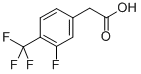 3-Fluoro-4-(trifluoromethyl)phenylacetic acid Structure,238754-67-1Structure