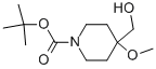 Tert-butyl 4-(hydroxymethyl)-4-methoxypiperidine-1-carboxylate Structure,239073-94-0Structure