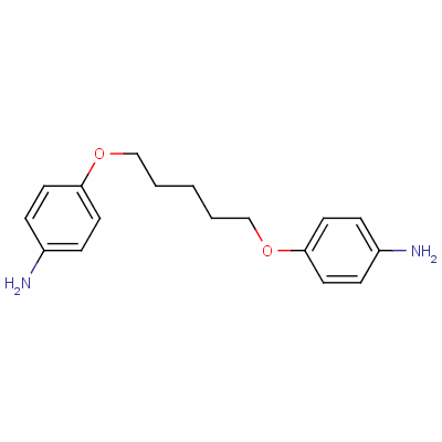 1,5-Bis(4-aminophenoxy)pentane Structure,2391-56-2Structure