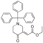 (2E)-2-[4-oxo-1-trityl-3-piperidinylidene]acetic acid ethyl ester Structure,239466-39-8Structure