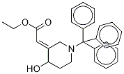 Rac- (2e)-3-[(ethoxycarbonyl)methylene]-1-trityl-4-piperidinol Structure,239466-40-1Structure