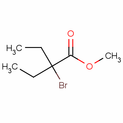 2-溴-2-乙基丁酸甲酯結構式_2399-18-0結構式