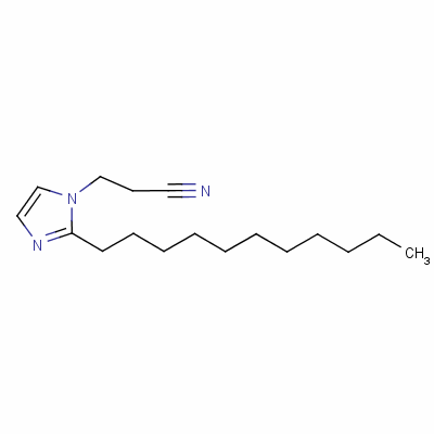 1-(2-Cyanoethyl)-2-undecylimidazole Structure,23996-16-9Structure