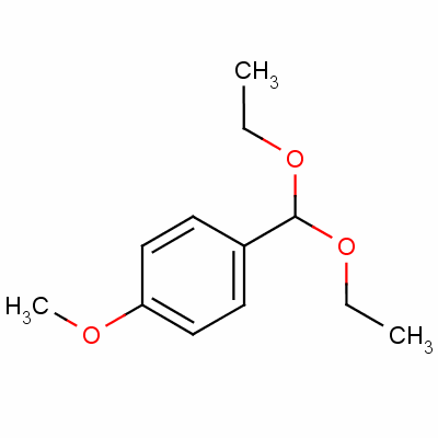 Benzene, 1-(diethoxymethyl)-4-methoxy- Structure,2403-58-9Structure