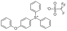 (4-苯氧基苯)二苯锍三氟甲基磺酸盐结构式_240482-96-6结构式