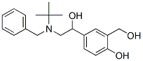 4-(2-(苄基(叔丁基)氨基)-1-羟基乙基)-2-(羟甲基)苯酚结构式_24085-03-8结构式