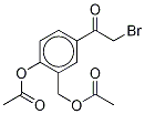 4-乙酰氧基-3-乙酰氧基甲基-alpha-溴苯乙酮结构式_24085-07-2结构式