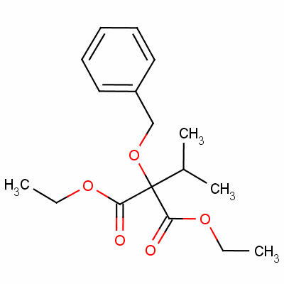 Diethyl isopropylbenzyloxymalonate Structure,24124-03-6Structure