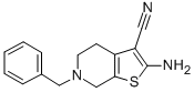 2-Amino-6-benzyl-4,5,6,7-tetrahydro-thieno-[2,3-c]pyridine-3-carbonitrile Structure,24237-37-4Structure