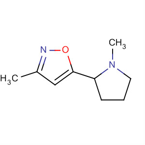 Isoxazole, 3-methyl-5-(1-methyl-2-pyrrolidinyl)-(9ci) Structure,243119-20-2Structure