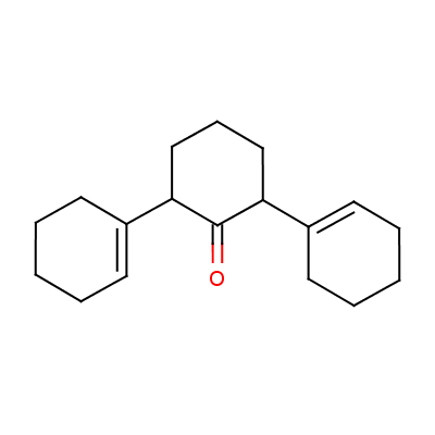 Cyclohexanone,2,6-di-1-cyclohexen-1-yl- Structure,24344-21-6Structure