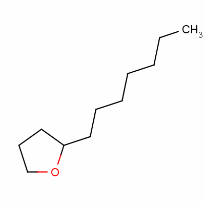 Furan, 2-heptyltetrahydro- Structure,2435-16-7Structure