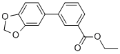 3-Benzo[1,3]dioxol-5-yl-benzoic acid ethyl ester Structure,24351-55-1Structure