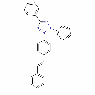 2,5-Diphenyl-3-(4-styrylphenyl)tetrazolium chloride Structure,24387-36-8Structure