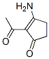 2-Cyclopenten-1-one, 2-acetyl-3-amino-(8ci,9ci) Structure,24417-28-5Structure