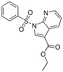 1H-Pyrrolo[2,3-b]pyridine-3-carboxylic acid, 1-(phenylsulfonyl)-, ethyl ester Structure,245064-82-8Structure