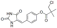 4-[(2,5-Dioxotetrahydro-1H-imidazol-4-yliden)methyl]phenyl 3-chloro-2,2-dimethylpropanoate Structure,245072-83-7Structure