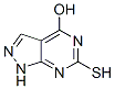 4-Hydroxy-6-mercaptopyrazolo[3,4-d]pyrimidine Structure,24521-76-4Structure