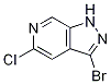 3-Bromo-5-chloro-1h-pyrazolo[3,4-c]pyridine Structure,245325-30-8Structure