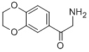 2-氨基-1-(2,3-二氢-苯并[1,4]二噁英-6-基)-乙酮结构式_245329-81-1结构式