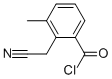 Benzoyl chloride, 2-(cyanomethyl)-3-methyl-(8ci)Structure,24633-71-4Structure Benzoyl chloride, 2-(cyanomethyl)-3-methyl-(8ci) Structure,24633-71-4Structure