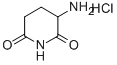 2,6-Piperidinedione, 3-amino-, hydrochloride Structure,24666-56-6Structure