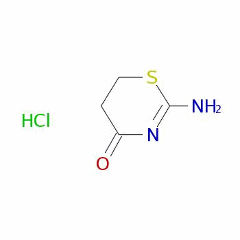 4H-1,3-thiazin-4-one, 2-amino-5,6-dihydro-, monohydrochloride Structure,24676-13-9Structure