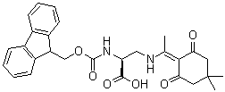 Fmoc-l-dap(dde)-oh Structure,247127-51-1Structure