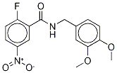 N-(3,4-dimethoxybenzyl)-2-fluoro-5-nitrobenzamide Structure,247568-67-8Structure